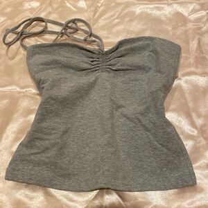 Aritzia grey halter top